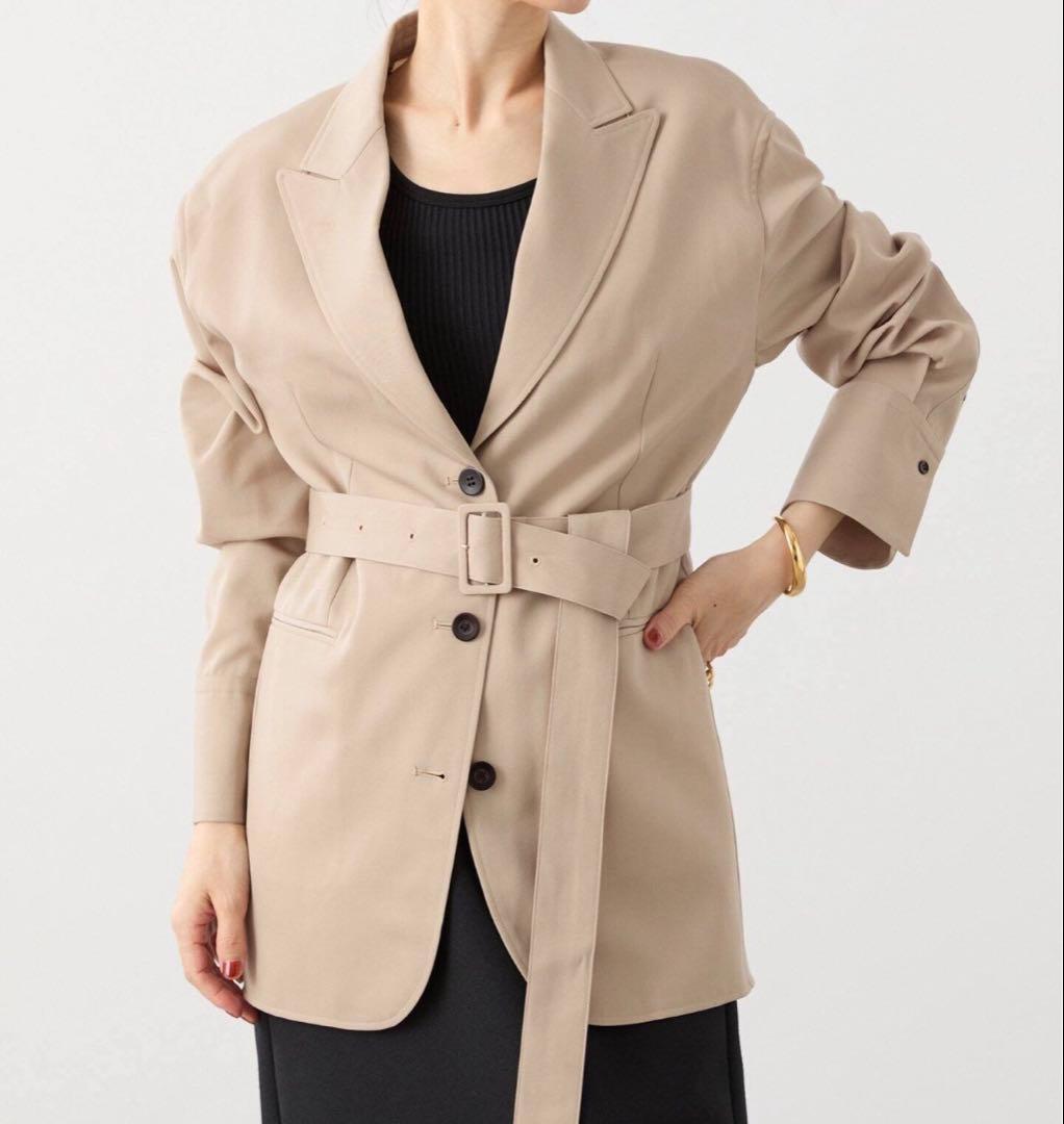 新品定価5.4万円ヴェルメイユパーイエナフリーサイズウールジャケット