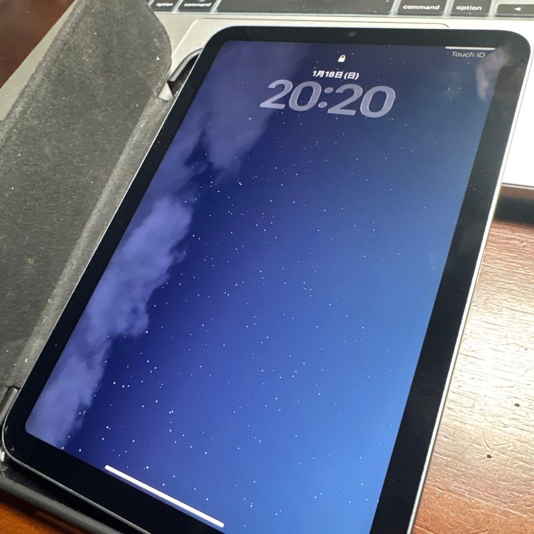 【ケース付き】iPad mini A17pro 第7世代128GB ブルー