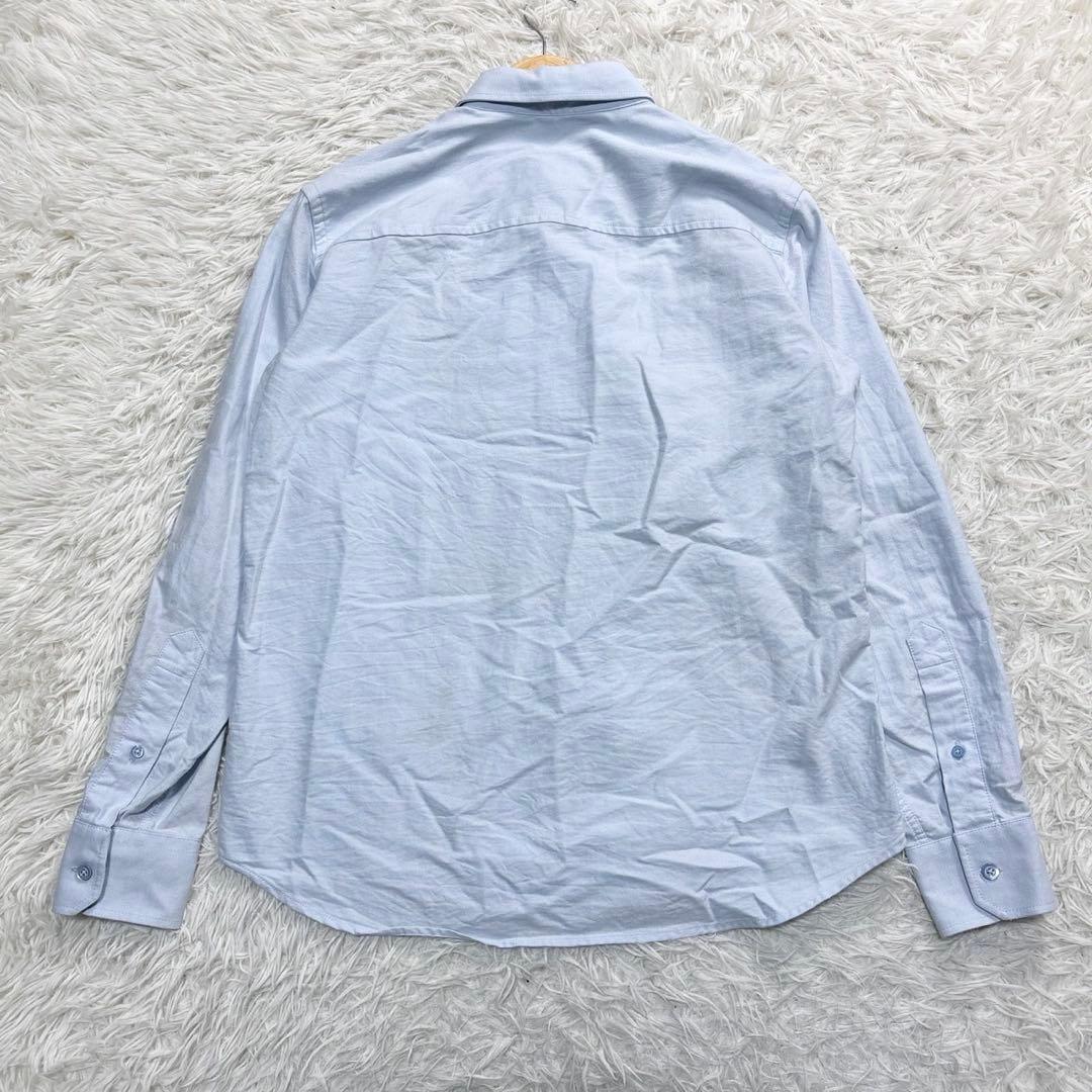 アミパリス 長袖 シャツ ロゴ M ライトブルー 水色 ハート
