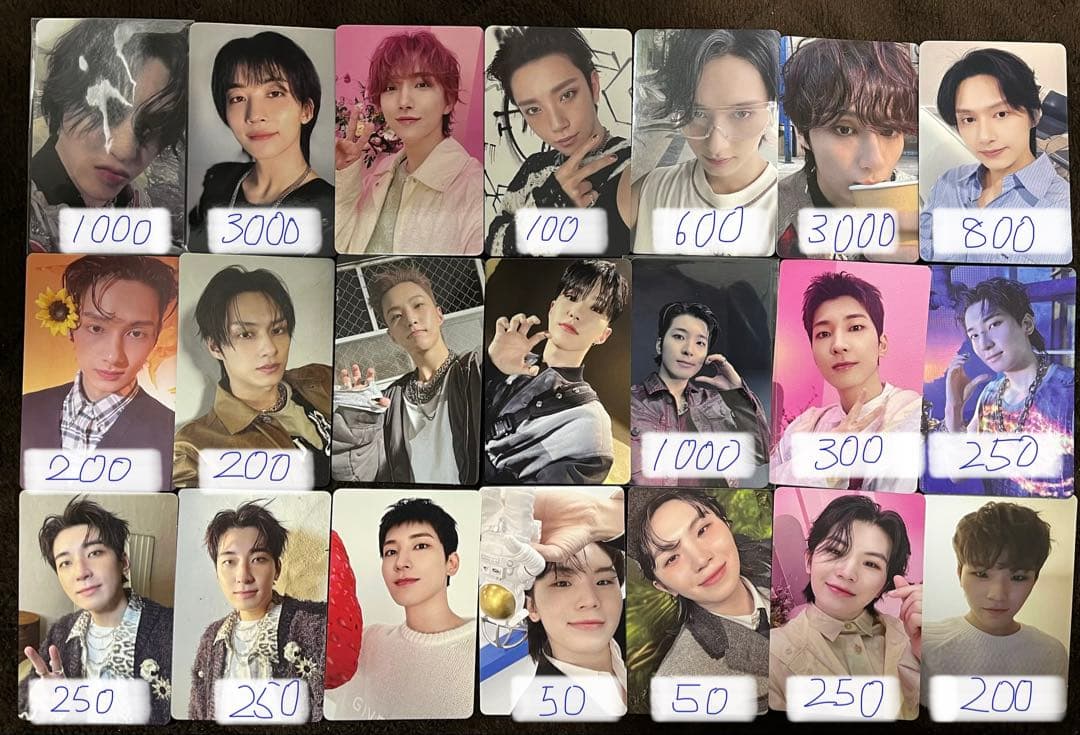 seventeen エスクプス　ジョンハン　ジョシュア　ウォヌ　ミンギュ　トレカ