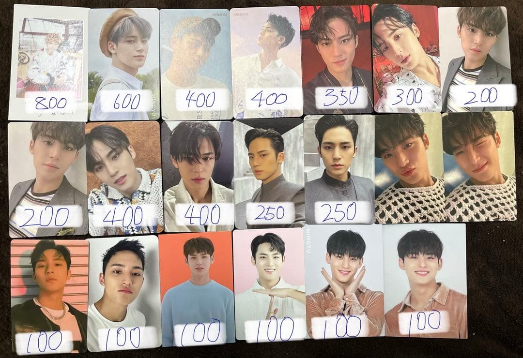 seventeen エスクプス　ジョンハン　ジョシュア　ウォヌ　ミンギュ　トレカ