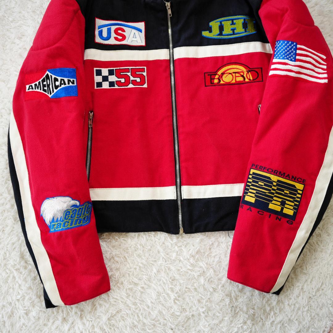 【良品】JEFF HAMILTON　ジェフハミルトン　中綿レーシングジャケット