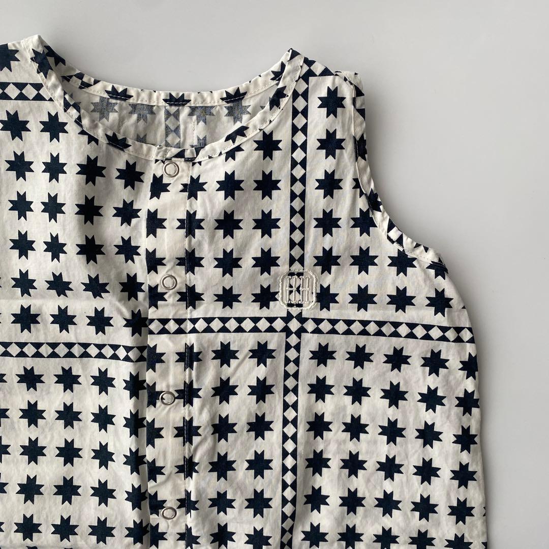 house on the hill ジャンプスーツ　tile 星柄　80