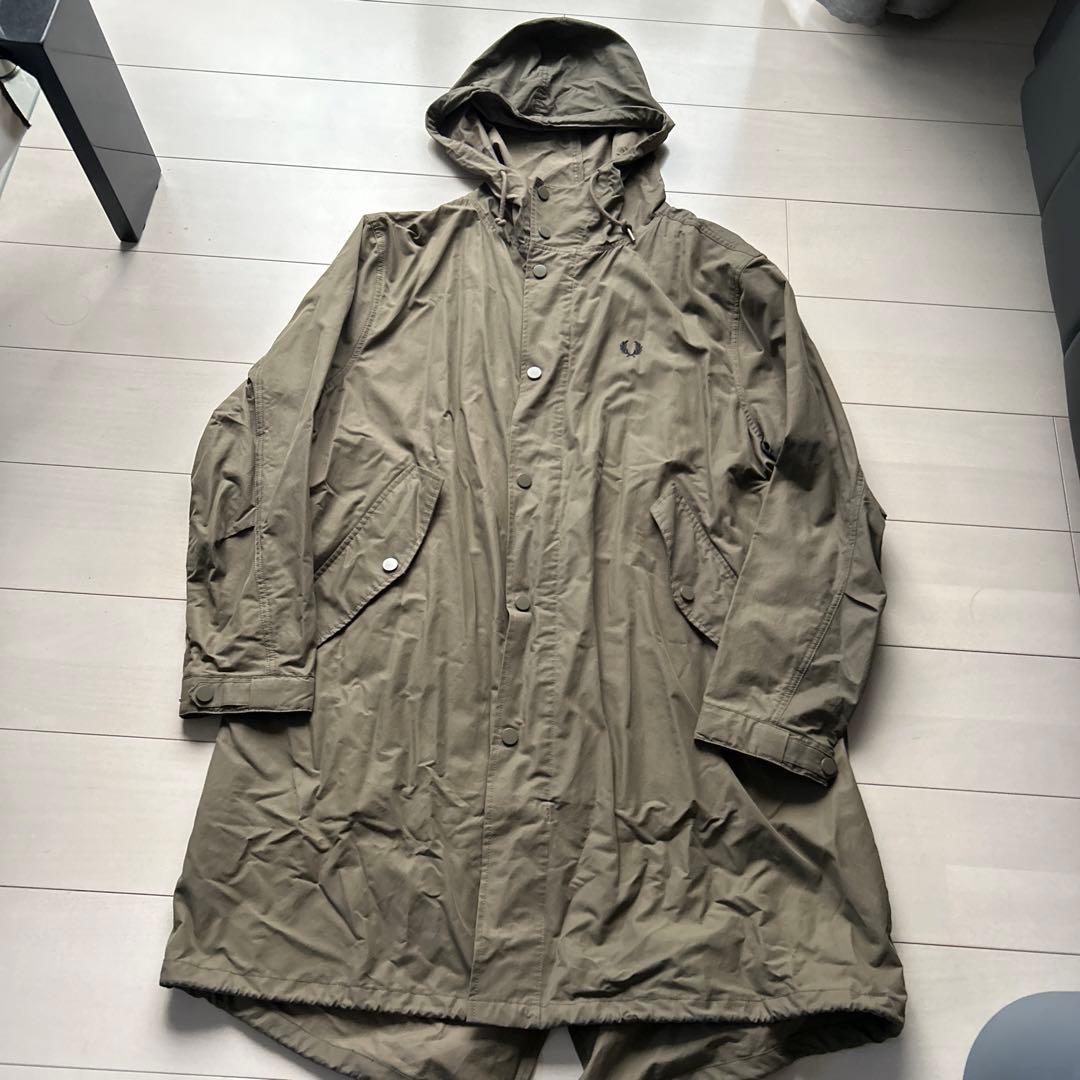 FRED PERRY モッズコート ミリタリー　古着　カーキ