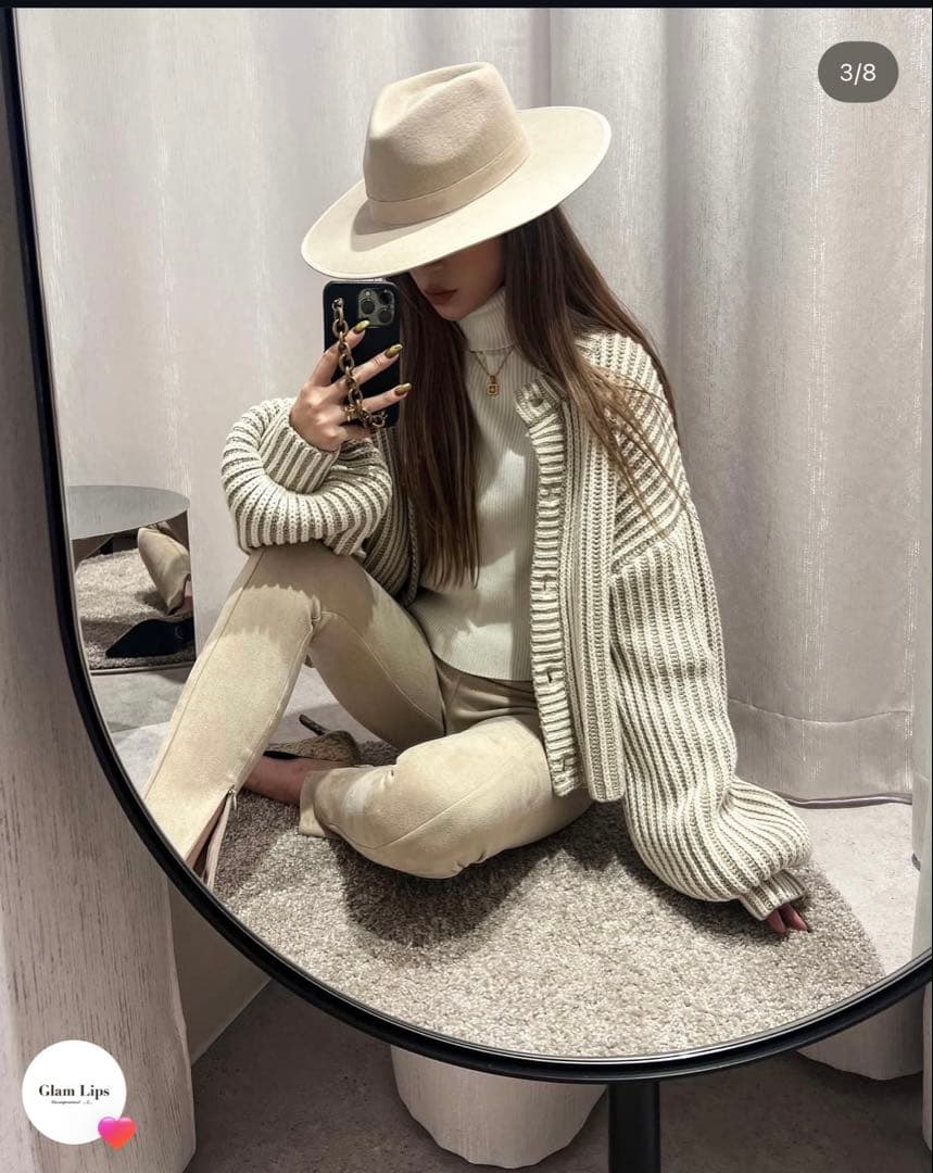 グラムリップス　ニットカーディガン