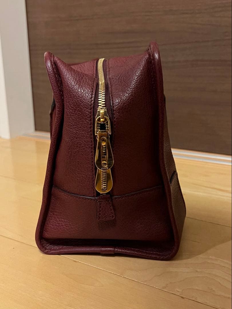 LOEWE ロエベ アマソナ36 ボルドー ボストンバッグ レザー