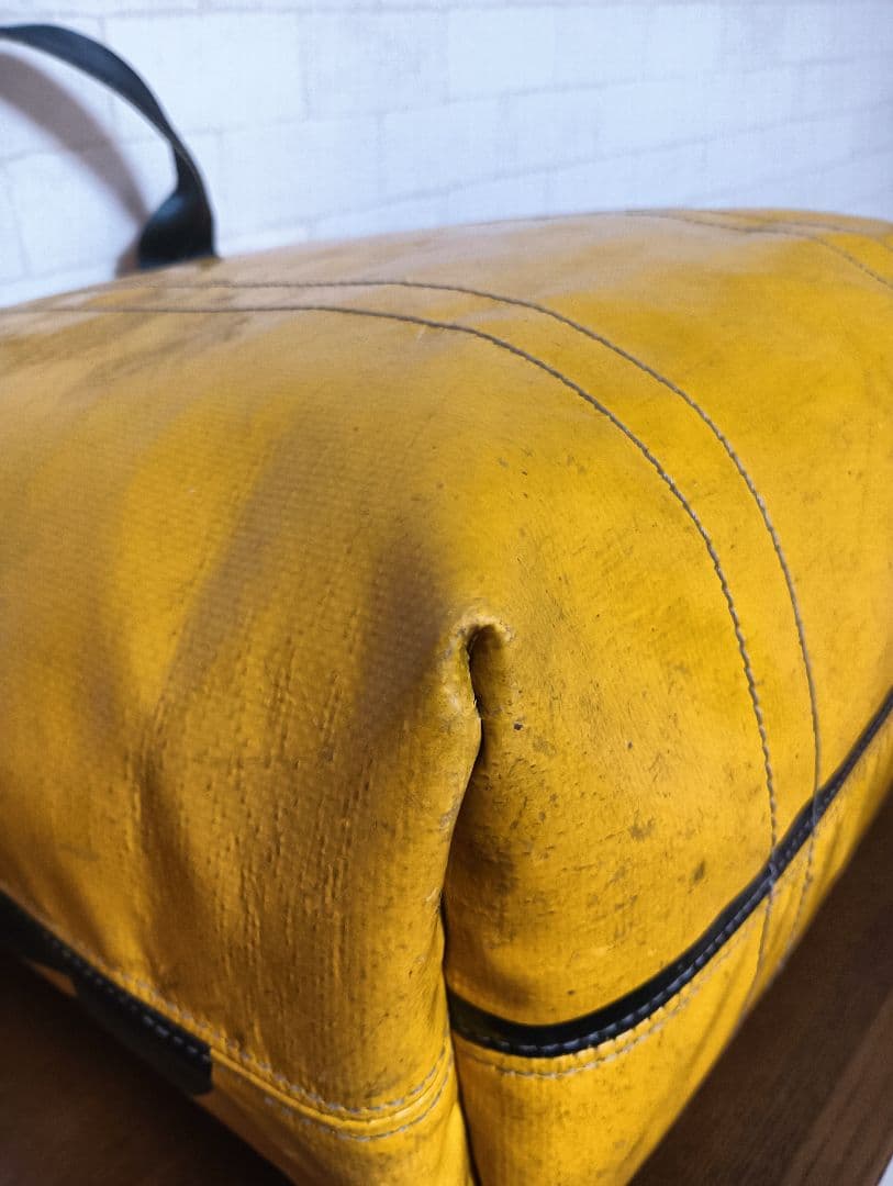 美品! レアカラー！FREITAGフライターグF74 旧BOBトートバッグ黄×黒