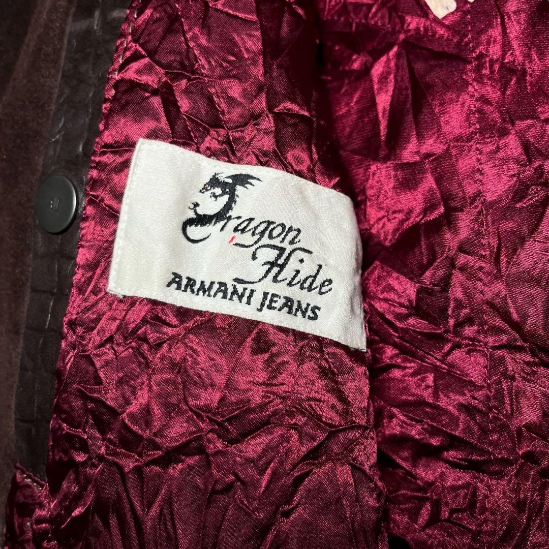 ジャケット・アウター ARMANI Dragon leather blouson