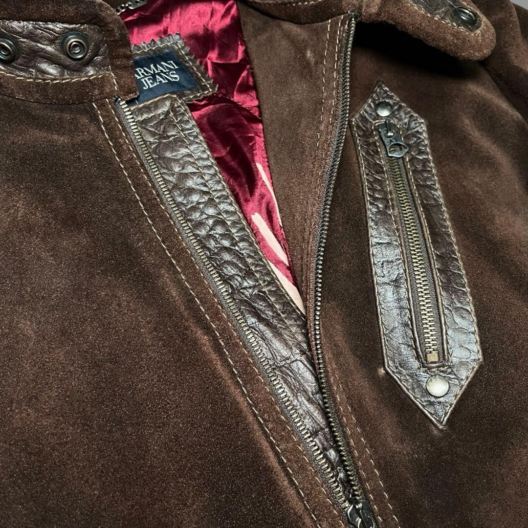 ジャケット・アウター ARMANI Dragon leather blouson