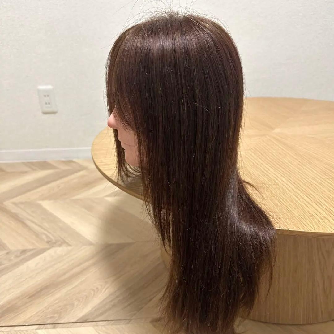 最高級人毛ロングウィッグ