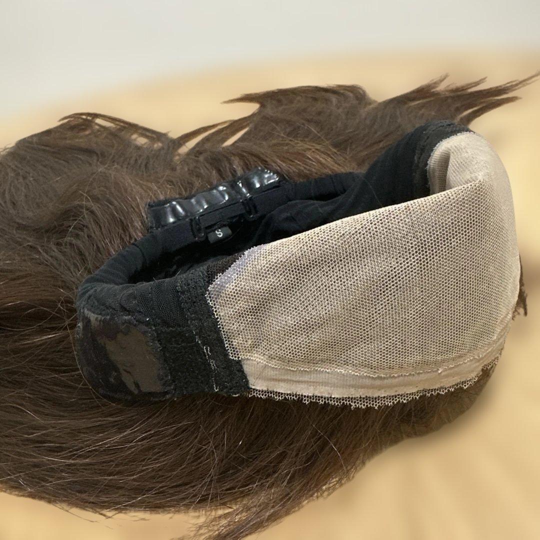 最高級人毛ロングウィッグ