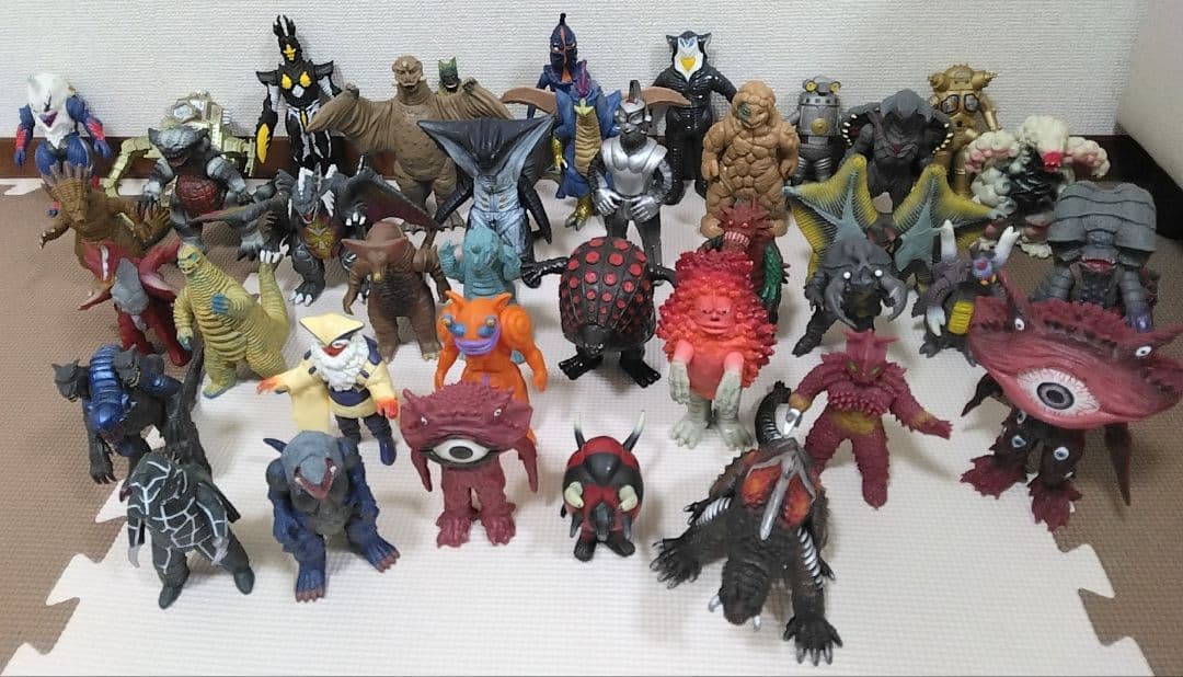 ウルトラ怪獣ソフビ40体まとめ売り/80サイズ/フィギュア/送料込み