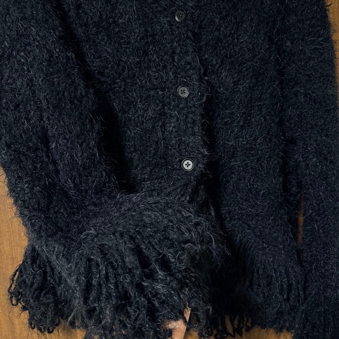 定価7万程　Drawer Fall1 5Gシャギーフリンジカーディガン