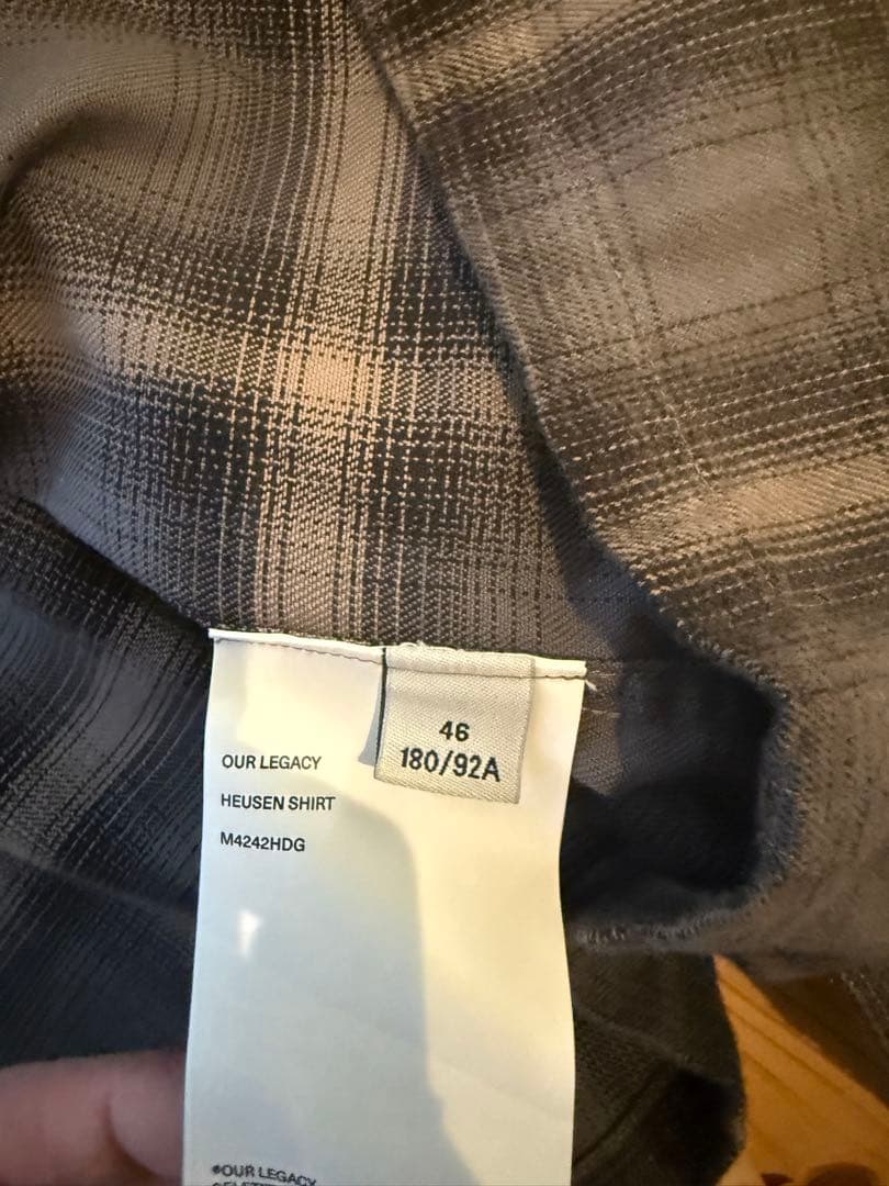 トップス OUR LEGACY HEUSEN SHIRT