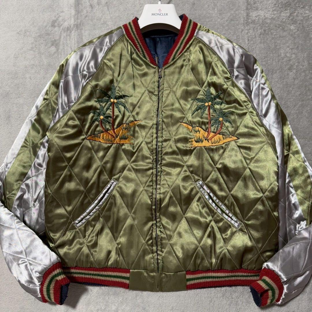 テーラー東洋 リバーシブル スカジャン 龍 孔雀 Lサイズ TT10931