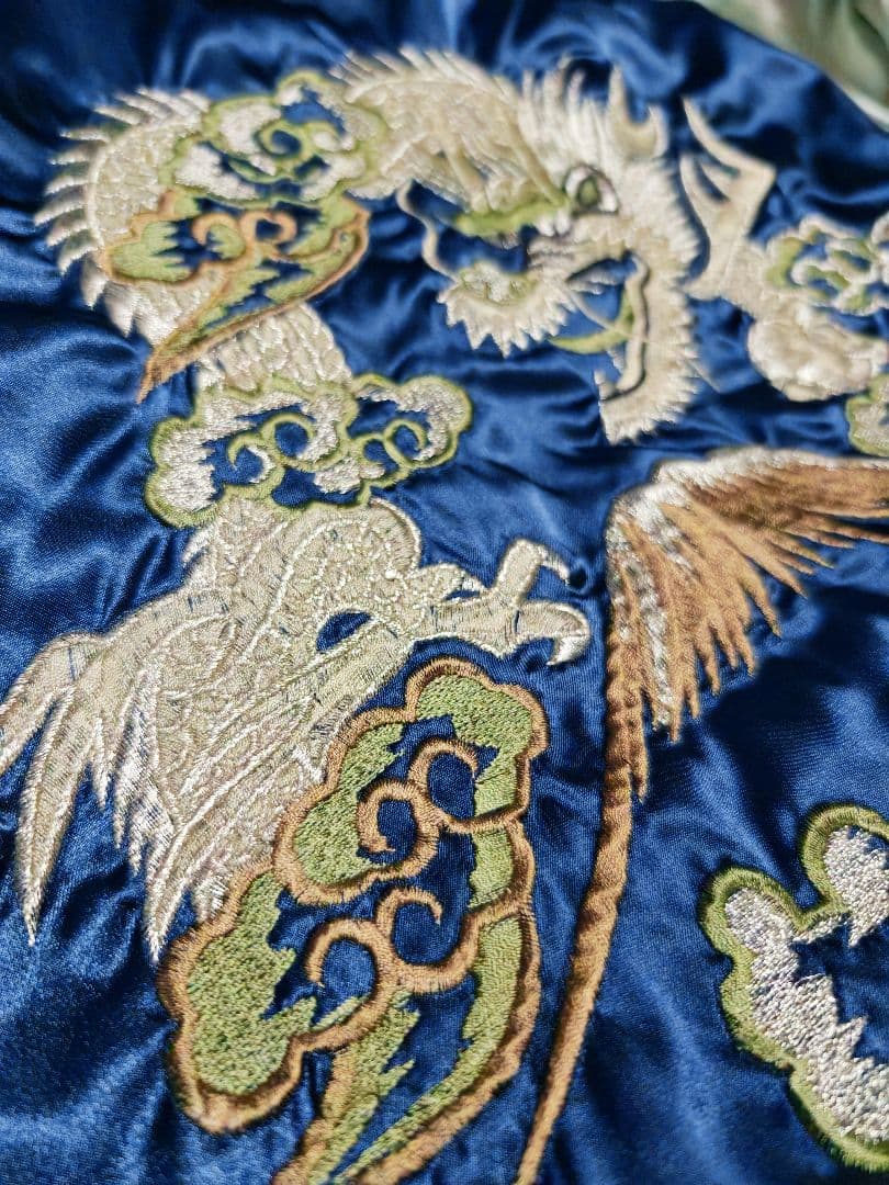 HOSHIHIME 日本製 限定龍 スカジャン satin vintage