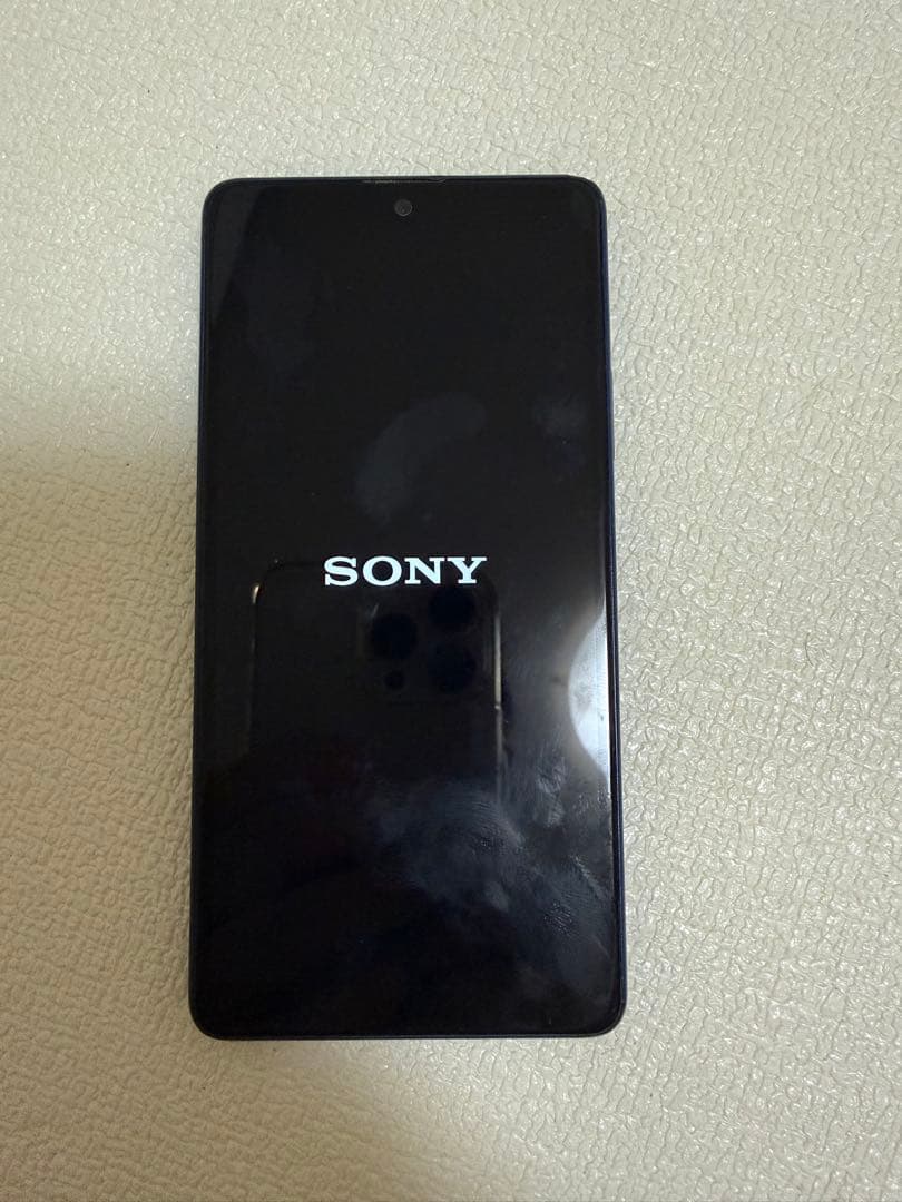 SONY スマートフォン ネイビー