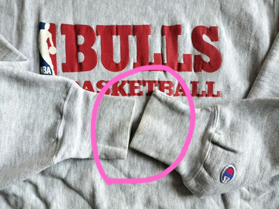 チャンピオン　リバースウィーブ　NBA BULLS