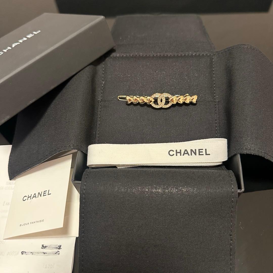 CHANEL ハート ココマーク ヘアピン