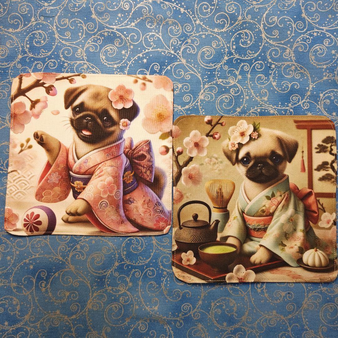 アロママ　ハンカチ　わんこさん柄　26枚