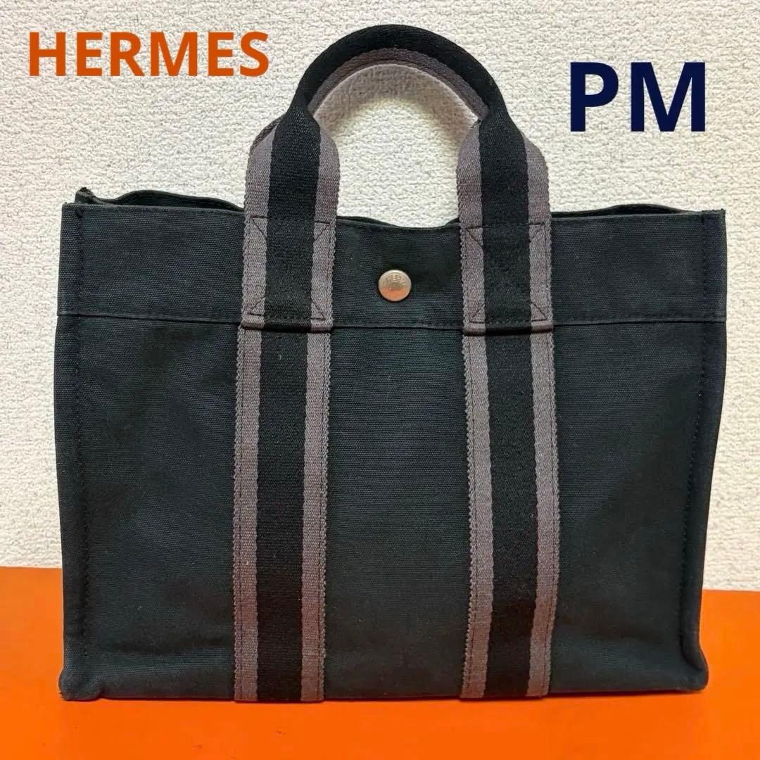 HERMES☆フールトゥPM ネイビー