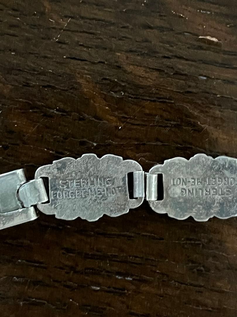 ww2 USヴィンテージスイートハート　ブレスレット　スターリングシルバー
