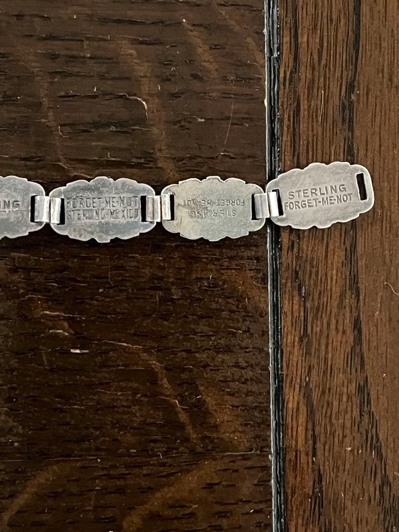 ww2 USヴィンテージスイートハート　ブレスレット　スターリングシルバー