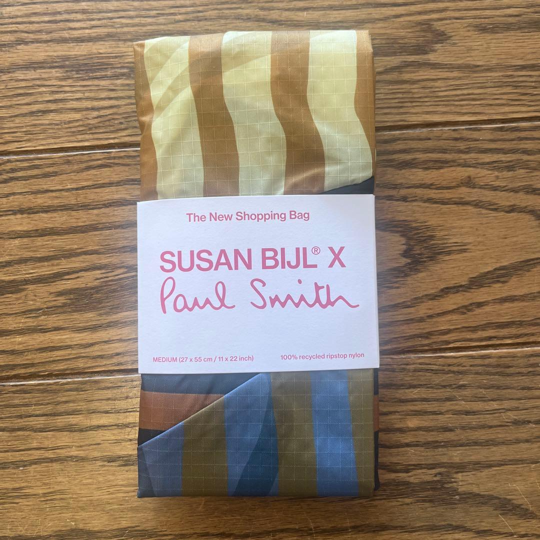 スーザンベルSUSAN BIJLポールスミス　エコバッグM 国内未発売　新品