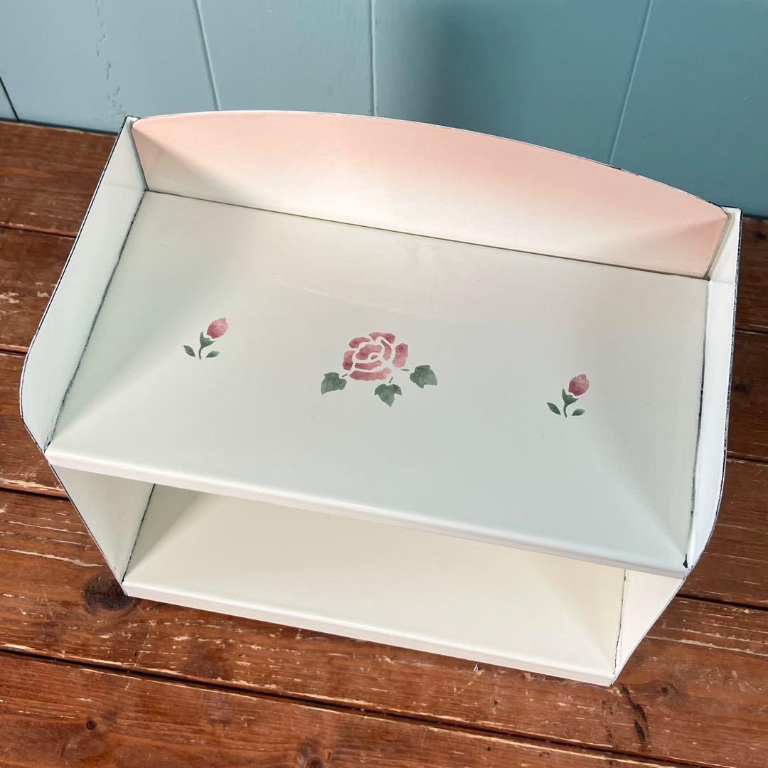 【激レア✨】マニーローズ♪ ホーロー収納ラック