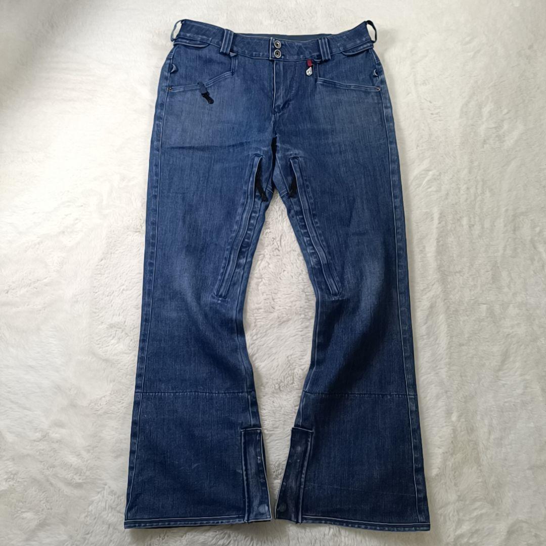 希少✨ボルコム リアルデニムパンツ ウェア スノーボード ストレッチフレア М