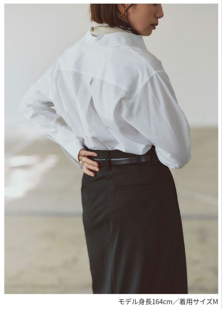 東原亜希さん【FORME×N by NaVY】黒タイトスカート M