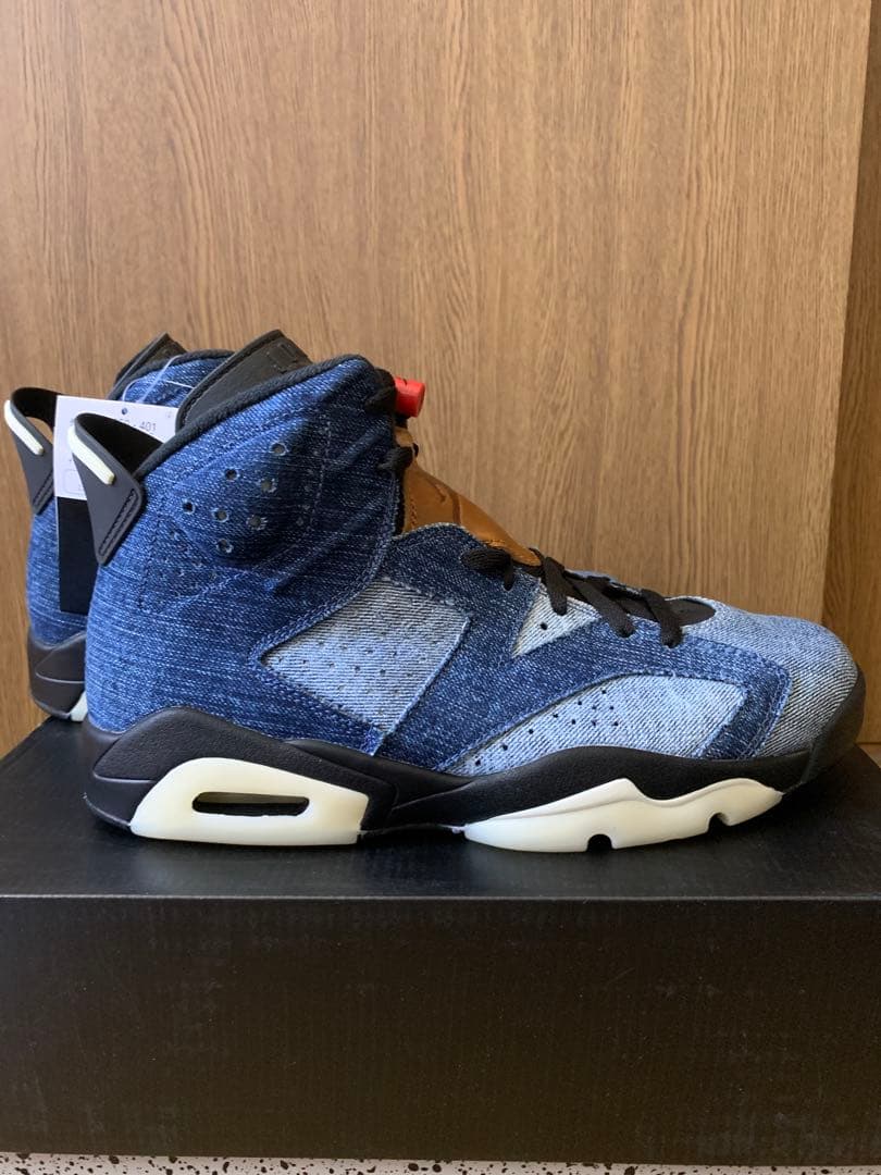 シューズ(男性用) Nike Air Jordan 6 Retro Washed Denim