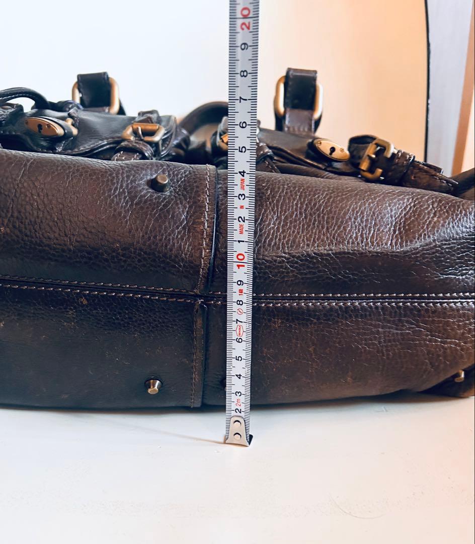 【Chloe】クロエ ボストンバッグ 希少デザイン パディントン カデナ