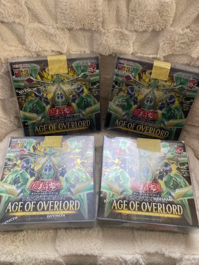 【新品未開封】AGE OF OVERLORD シュリンク付き　4BOXセット