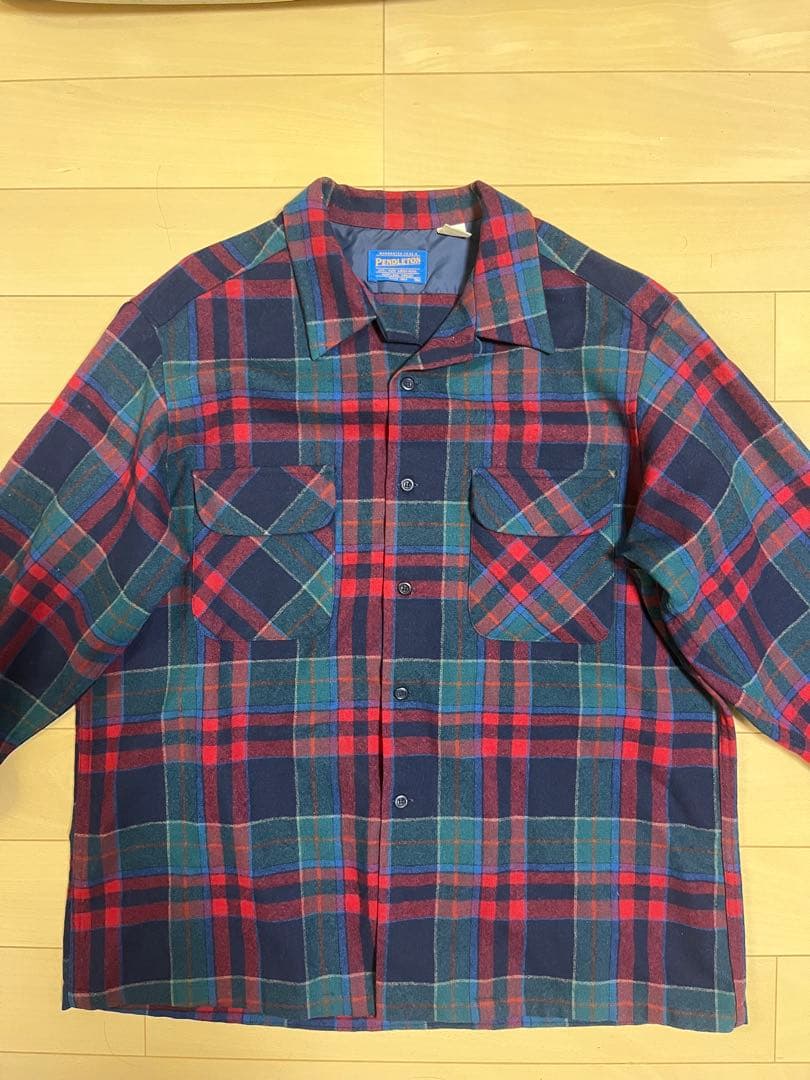 USA製90sペンドルトンウールシャツ