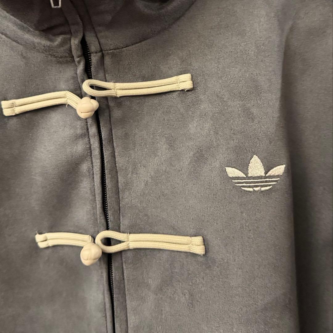 adidas 中国限定 ブルーグレー ジャケット