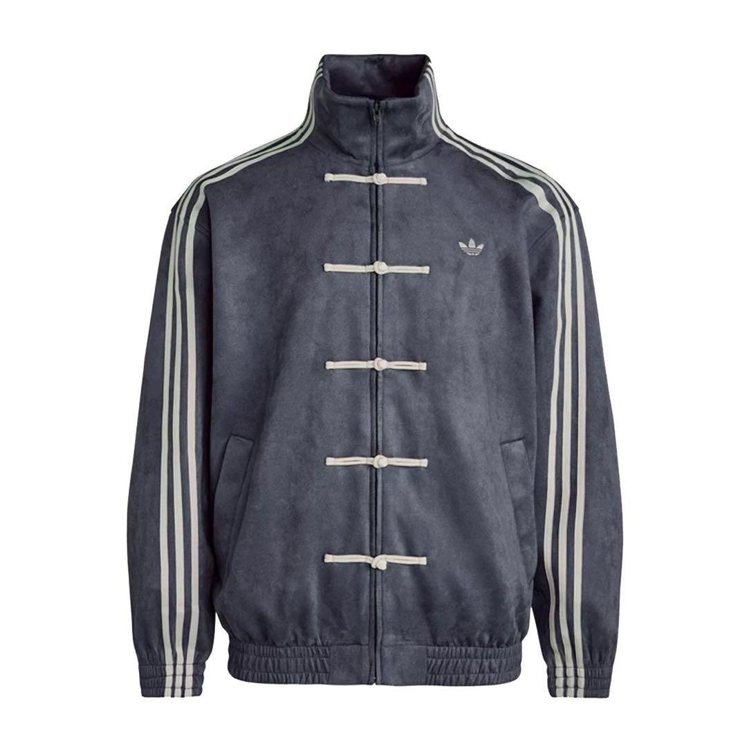 adidas 中国限定 ブルーグレー ジャケット