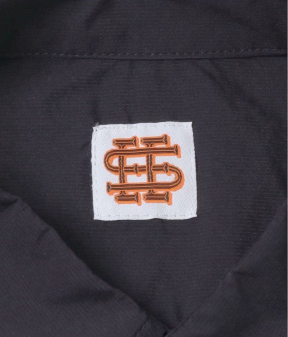 SEESEE NYLON SHIRT BLACK XL 新品未使用　タグ付　黒