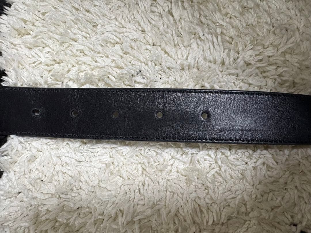 S*X様 GUCCI ブラック ベルト GGロゴ 85-34