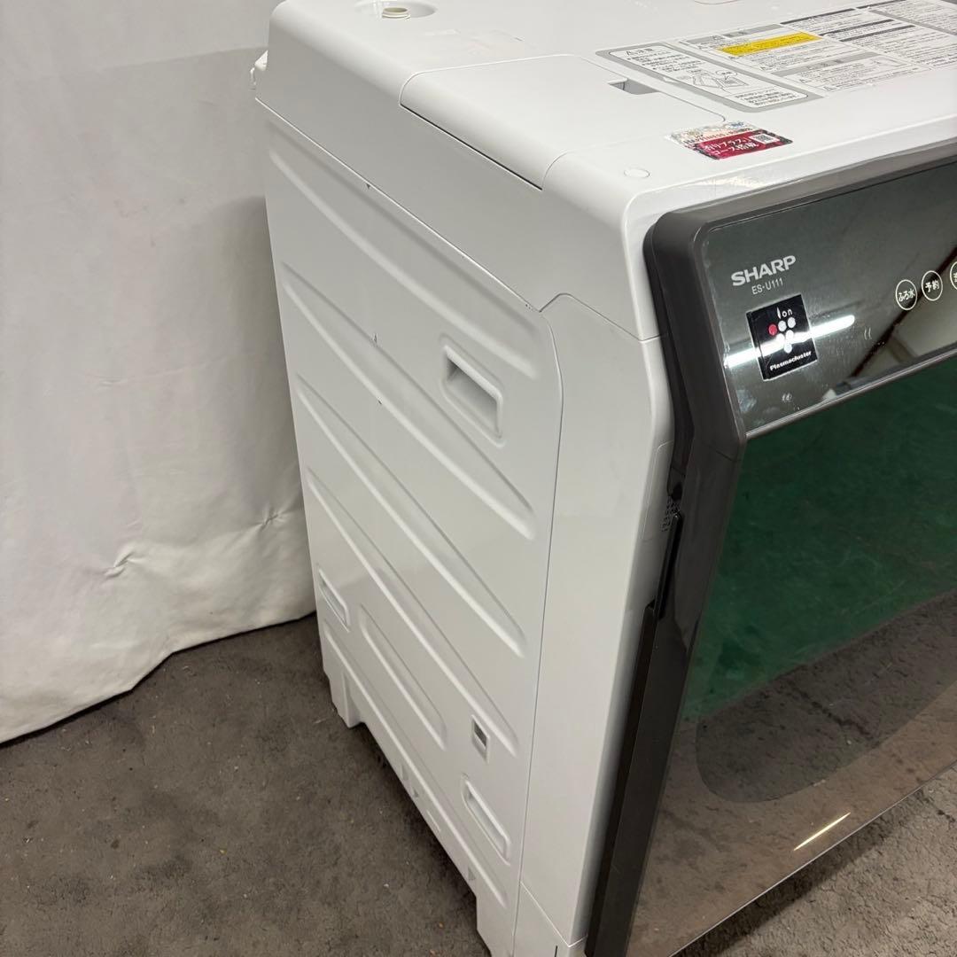 98　SHARP　ドラム式洗濯機　11キロ　乾燥　右開き　設置無料　中古　安い‼️