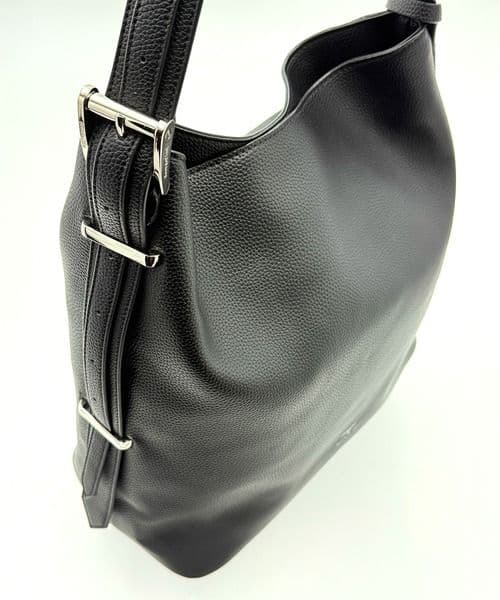 新品未使用 DRAW ドロー ベルテッド バケット バッグ ラージ ブラック