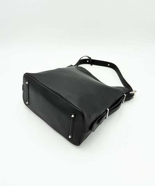 新品未使用 DRAW ドロー ベルテッド バケット バッグ ラージ ブラック