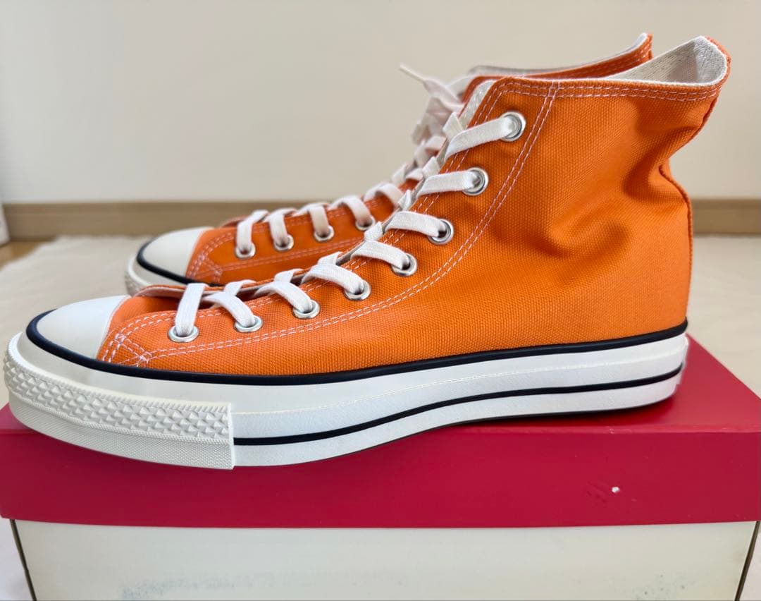 コンバース　made in japan US9 27.5cm オレンジ