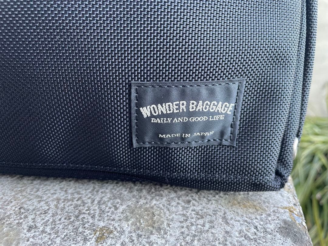 【美品】WONDER BAGGAGEビジネスバッグ　3way ブラック