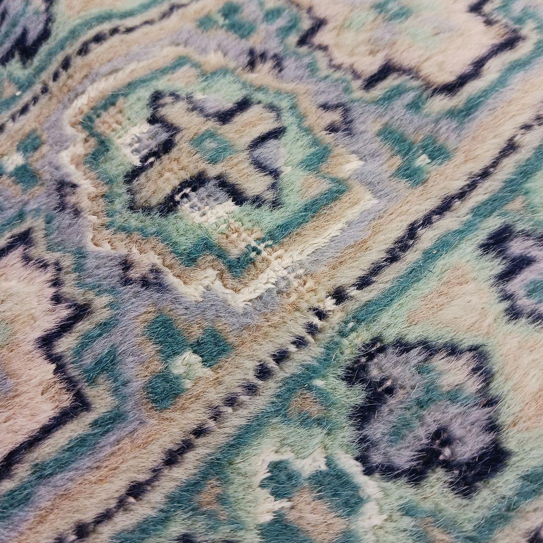 Y2741 パキスタン絨毯 ウール 手織り 大判150×242㎝ トライバルラグ