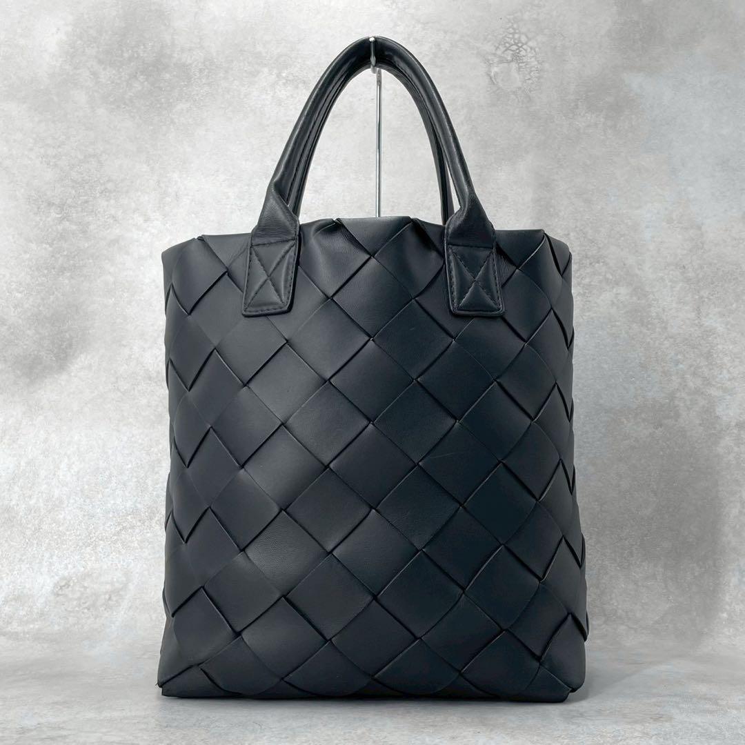 【現行品定価55万】BOTTEGA VENETA マキシイントレチャート トート