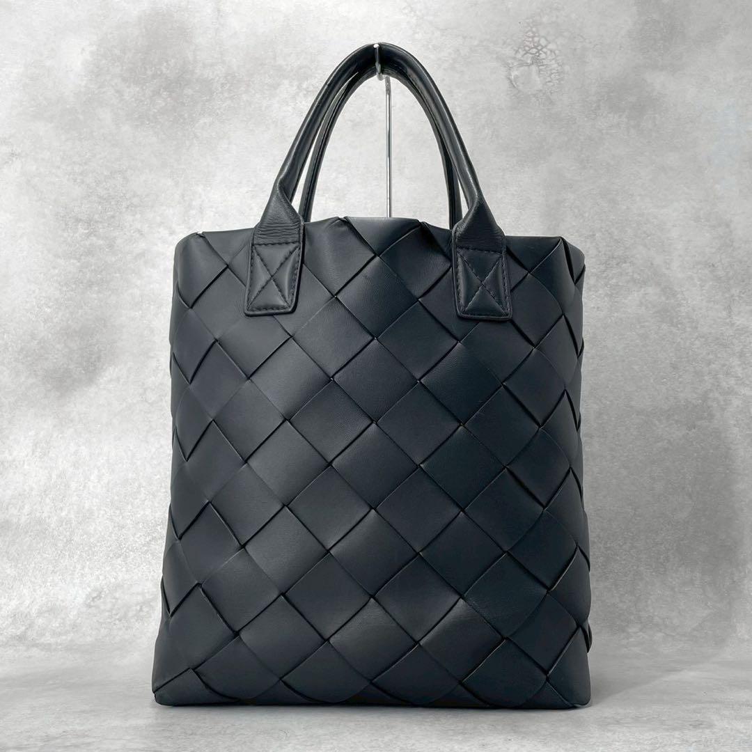 【現行品定価55万】BOTTEGA VENETA マキシイントレチャート トート