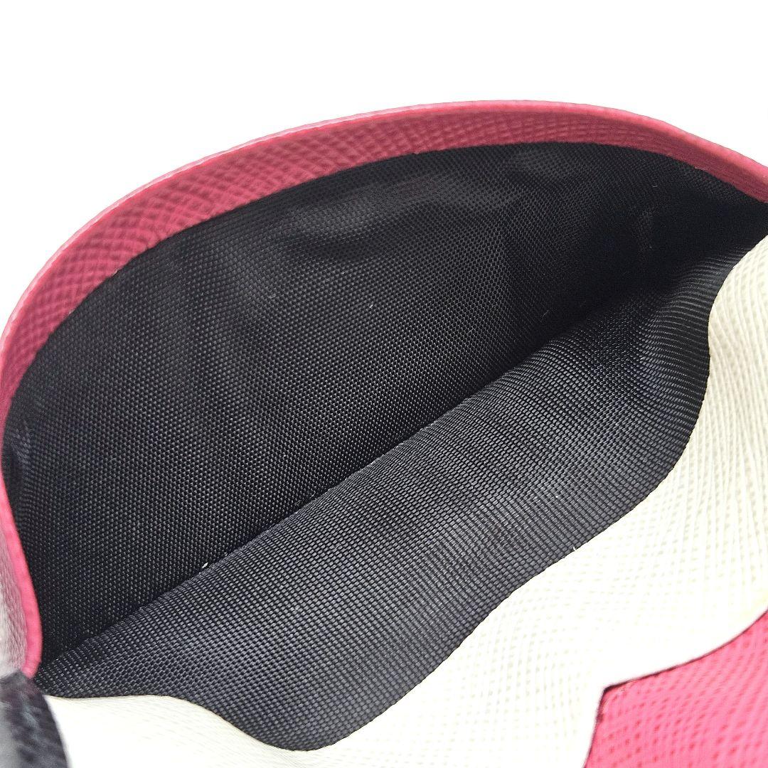 PRADA プラダ キーケース キーリング マルチカラー サフィアーノレザー