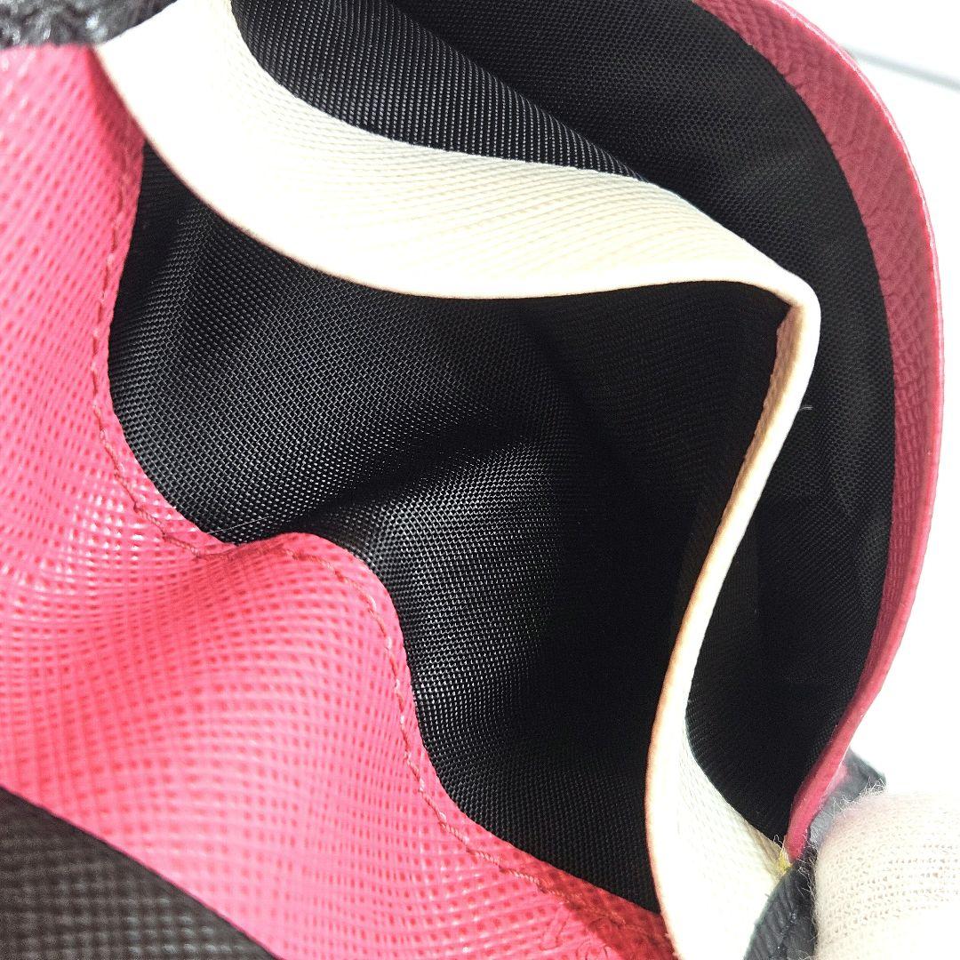 PRADA プラダ キーケース キーリング マルチカラー サフィアーノレザー