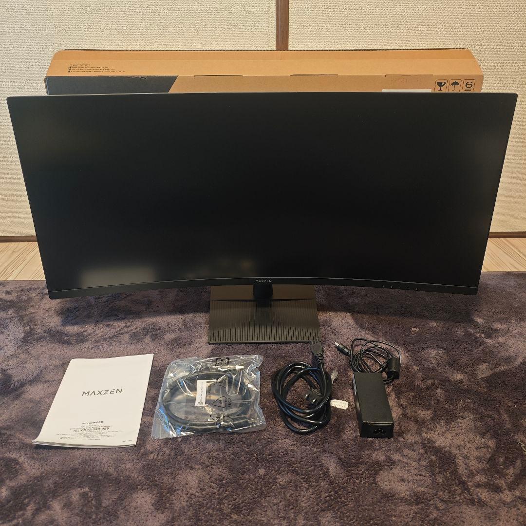 ​【美品】34インチ ゲーミングモニター 180Hz UWQHD ウルトラワイド